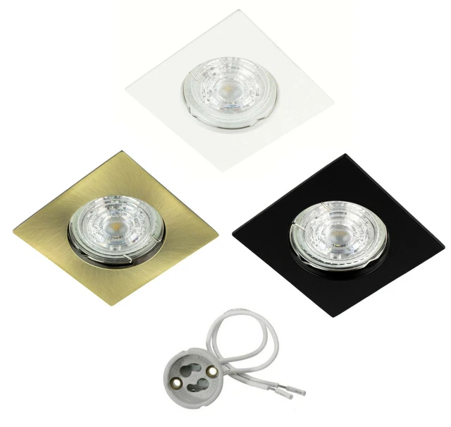 Spot Plafonnier LED ZAMA GU10 Noir/or - EDO SOLUTIONS - Neuf