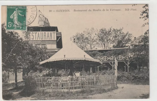 CPA - 95 - SANNOIS - Restaurant du Moulin de la Terrasse