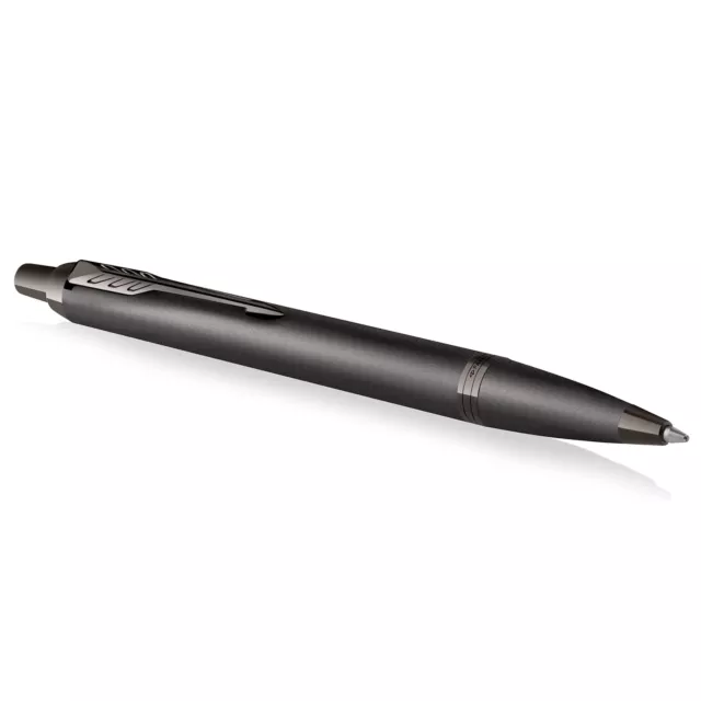 PARKER IM Monochrome Ballpoint Pen   Gun Metal Finish and Trims   Medium Point w