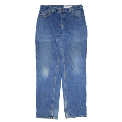 CARHARTT Workwear Jeans Blue Jeans Regular Straight Da Uomo W34 L34 