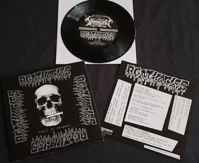 AGATHOCLES / NUNSLAUGHTER - Split 7" (BLACK Vinyl) Lim. 400 Copies NEW,Mincecore 3