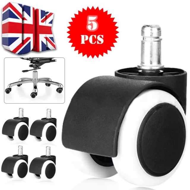 5pcs Rotatable Casters For Home Office Chair Wheels Replacement Universal wheel