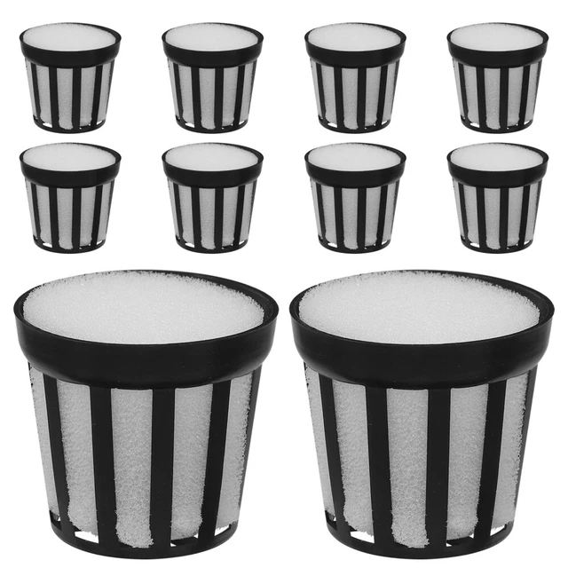 1 Set Hydroponic Planting Sponge Mesh Net Pots Mesh Planting Cups Plastic Net