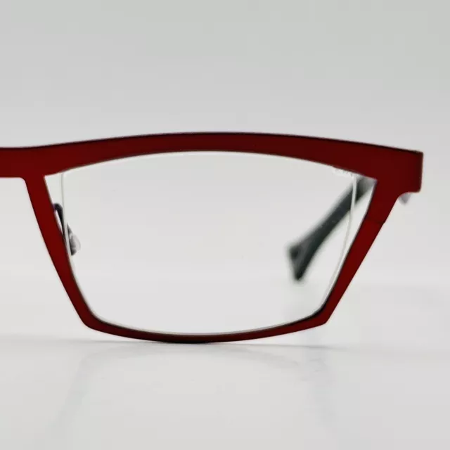 THEO Lunettes Femme Carré Rouge Violet Pure Titane Mod. optimist 292 Belgique 2