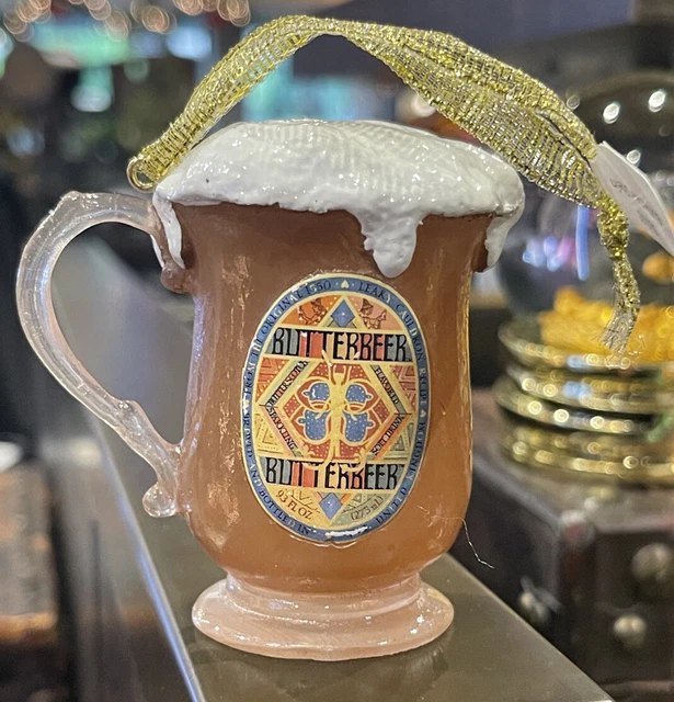 WARNER BROS STUDIO Tour Harry Potter Butterbeer Mug Christmas Ornament