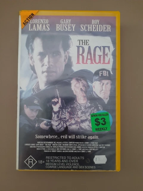 The Rage VHS Lorenzo Lamas  Gary Busey Pal
