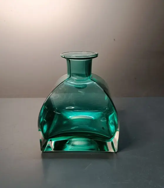 Magnifique Flacon de parfun / carafe Bleikristal 24% turquoise
