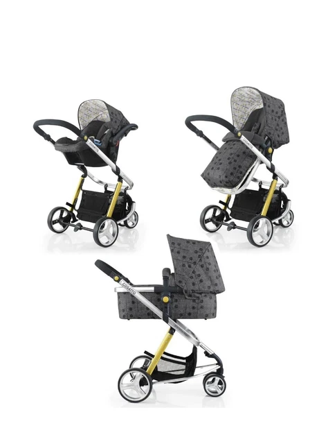 Cosatto 3in1 Travel system Everything bundle Nature Trail Isofix Base Change Bag