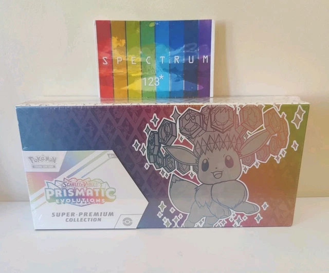 Super Premium Collection POKÉMON TCG: PRISMATIC Evolutions Super Premium Collection S&V 8.5 – In ...