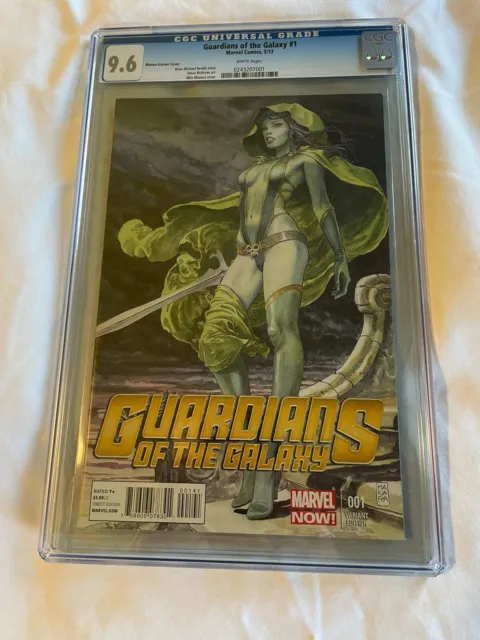 Guardians of the Galaxy #1 1:50 Milo Manara Variant Marvel 2013, CGC 9.6 Marvel