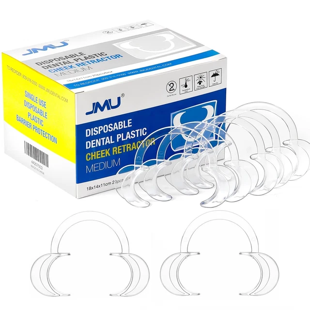 20 Pcs Dental Cheek Retractor - Medium Mouth Opener for Teeth Whitening