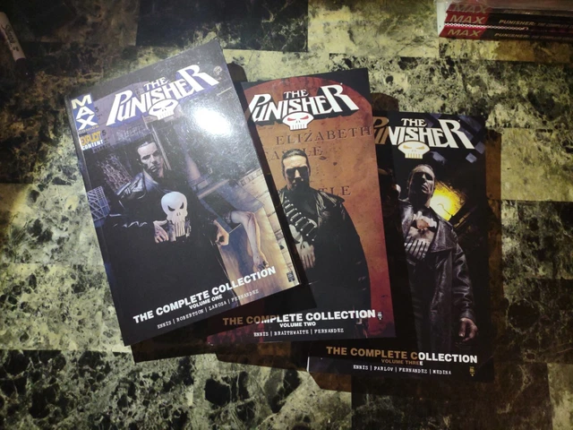 THE PUNISHER Max COMPLETE COLLECTION VOL 1 2 3 TPB lot Garth Ennis Marvel Comic