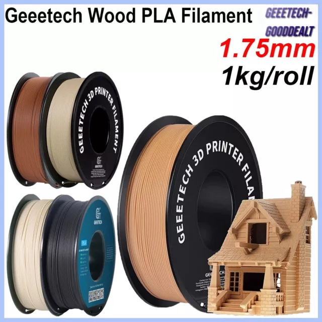 Geeetech imprimante 3D Structure en bois de 1KG 1.75mm Filament DE bois PLA  FR