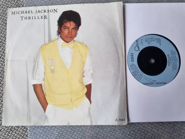 MICHAEL JACKSON - Thriller 7'' Vinyl UK DIFFERENT COVER $46.57 - PicClick AU