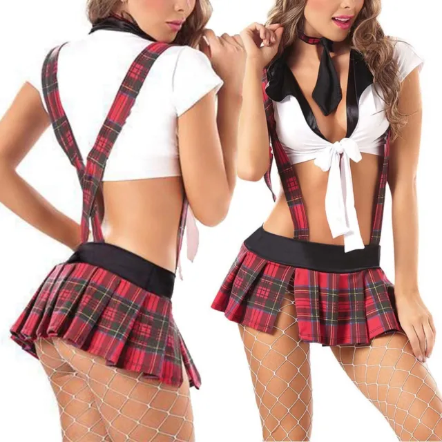 Robe sexy dentelle lingerie école fille étudiante cosplay uniforme robe de fan