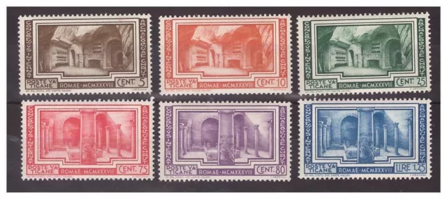 Vaticano 1938 - Archeologia Cristiana  Serie Nuova ** Mnh