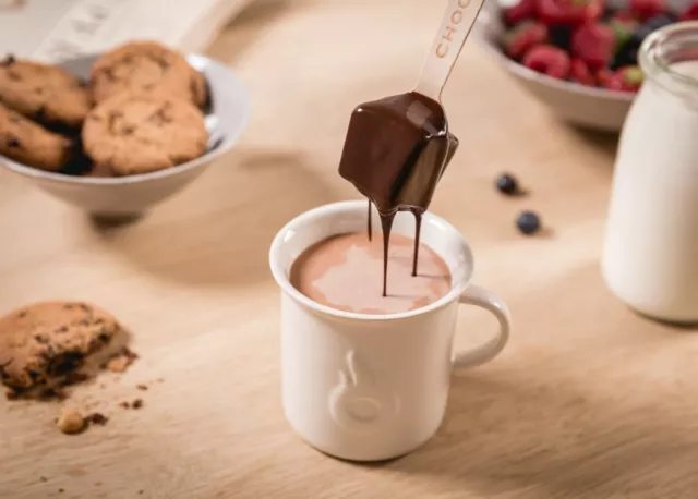 Cuillère chocolat chaud Lait 34% - 2x Choco spoon – La