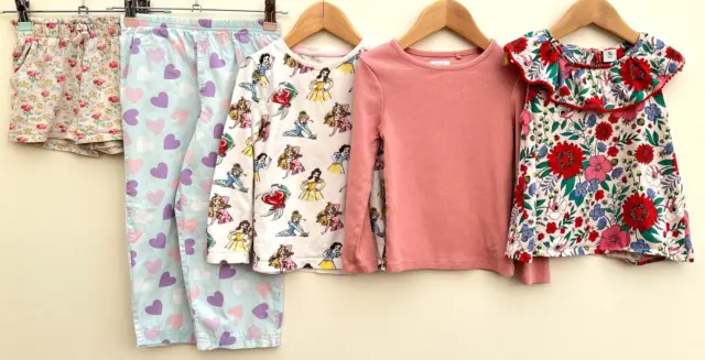 Girls Bundle Of Clothes Age 3-4 Disney Princess Next Tu