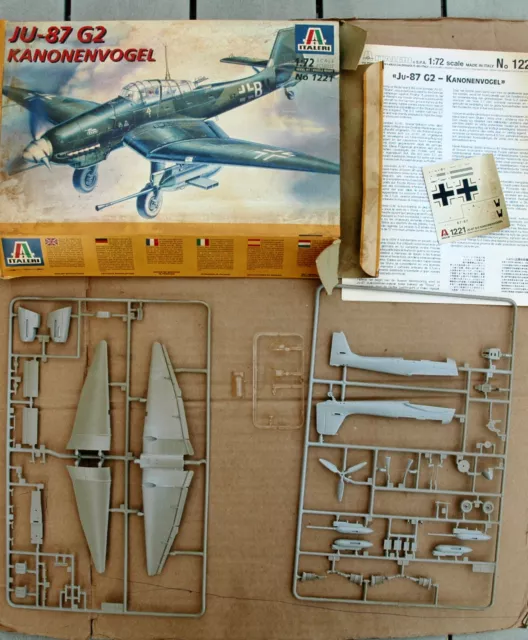 Maquette Italeri Ju-87 G2 Kanonenvogel