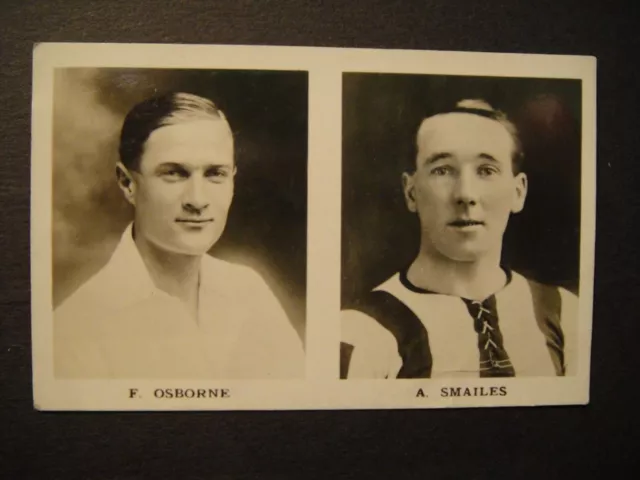 D C Thomson   Footballers  Andrew Smailes Sheffield Wed Frank H Osborne Fulham
