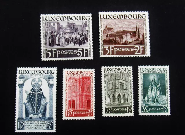 nystamps Luxembourg Stamp # B86-B91 Mint OG NH $70      M29y3176