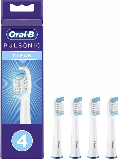 Oral-B Lot de 4 brossettes Pulsonic Clean