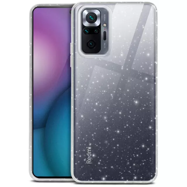 Hülle für Xiaomi Redmi Note 10 Pro Glitzer Hülle Weich Silikon Case Schutz Cover