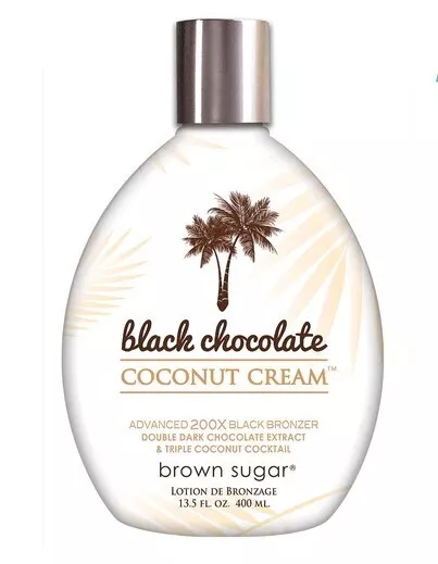 Tan Incorporated Brown Sugar BLACK CHOCOLATE COCONUT CREAM 200X Black Bronzer