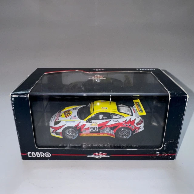 PORSCHE 911 GT3R RSR N°90 Le Mans 2005 MINICHAMPS 1/43 sans Boite