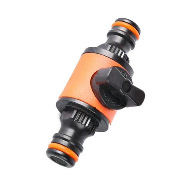 2PCS Hose-Pipe-Tap Shut Von Ventil Passform connector Garten Schneller Kuppler 10
