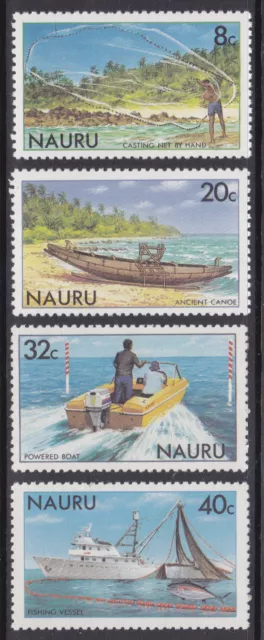 1981 Nauru Fishing "A Way of Life"/WIPA Stamp Exhibition MUH