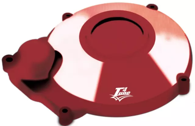 RED Flywheel Cover for Motor Hispania RYZ 50 PRO SM Black Line 2006-2009