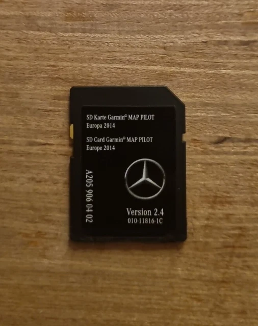 MERCEDES BENZ SD Card Garmin Map Pilot Europe A205 906 04 02 Ver 2.4