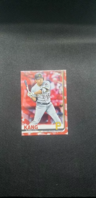 2019 Topps Jung-Ho Kang #391 Independence Day 44/76 Pittsburgh Pirates Parallel