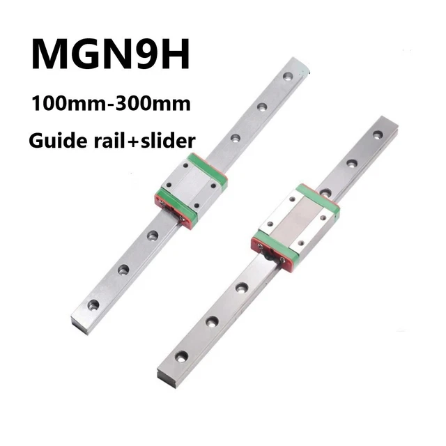 Cursore guida lineare pezzo di ricambio con cursore 100-300 mm MGN 9H blocco MGN9H Te