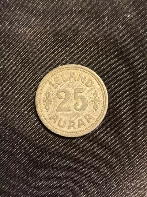 Iceland 1942 - 25 Aurar