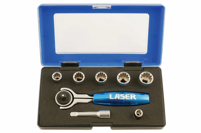 Alldrive Prise Ensemble 0.6cmD 8pc 5530 Laser Neuf