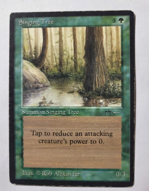 Singing Tree Arabian Nights Rare MP Magic the Gathering Card