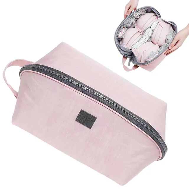 Travel Underwear Storage Bag,Packing Bag Organizer For Bra With Multi-Pocket Bag