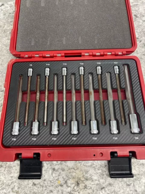 MAC Tools 13 Piece Advanced LONG Star Driver Bit Set  (PS5012213)