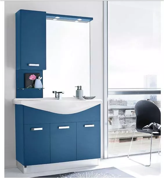 Mobile Bagno B201 63 - L.110Cm Design A Terra  Vari Colori