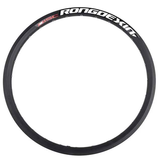 Jante Vélo 20 Pouces Double Frein à Disque – Alliage Aluminium Robuste 24/28/32/36 Trous (36 Trous Noir)