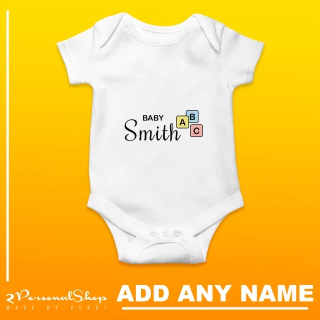 Personalizzato Tutina Bimbo Body Femmina O Maschio Regalo Perfetto