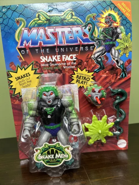 Mattel Masters of the Universe Snake Face Deluxe 5.5 in Action Figure