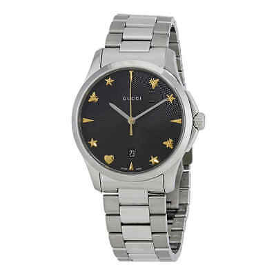 Gucci G Timeless Black Dial Watch YA1264029
