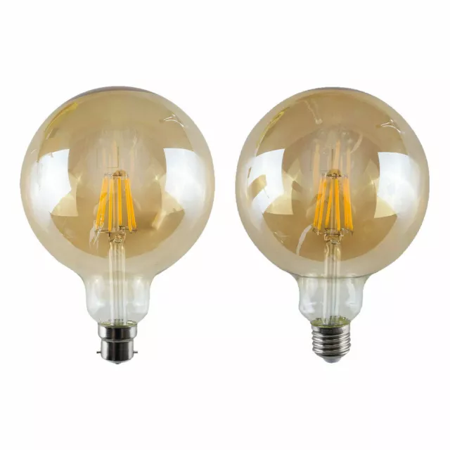 Vintage Filament Large Globe Opus Classic 5W LED Dimmable Gold Coated G125 Light