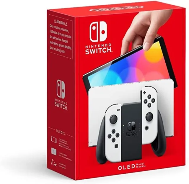 Nintendo Switch OLED (White)  Handheld Console