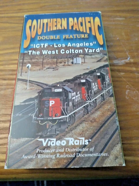 Southern Pacific Double Feature ICTF Los Angeles & The West Colton Yard VHS Rail