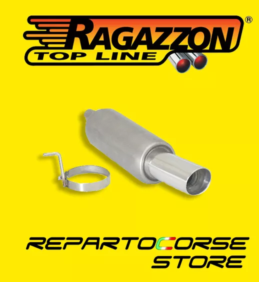 RAGAZZON TERMINALE SCARICO ROTONDO 90mm RENAULT CLIO III 1.2 16V 55kW 18.0455.60