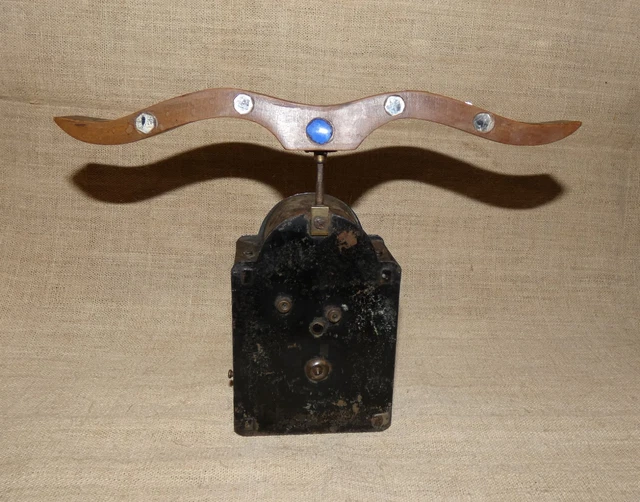 Ancien Miroir Appeau Mécanique FRAC Pour Alouette – Chasse Vintage (Italie)